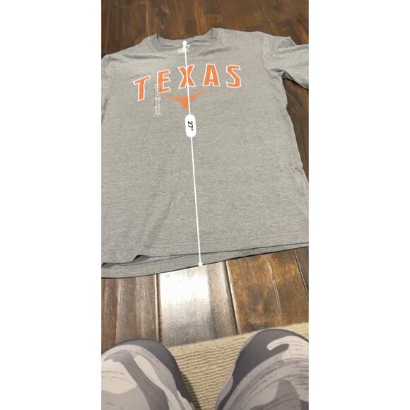 NWT Texas Longhorns College Football Heather Gray Short Sleeve Tee Medium - Picture 12 of 12